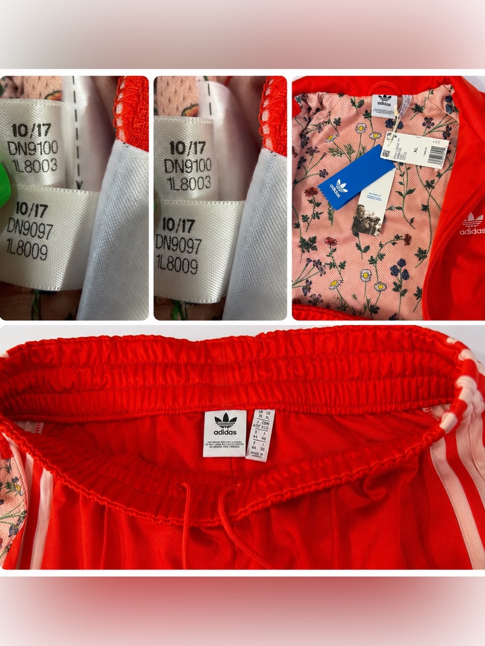 šRARE Adidas Originals Aināt No Sunshine When Iām Gone Floral Track Set NWT/NWOT - Picture 14 of 15